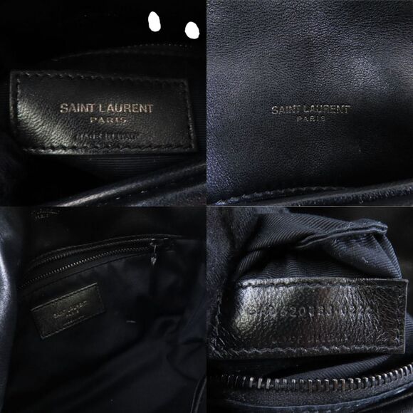 💎✨BEAUTIFUL✨💎 Authentic SAINT LAURENT YSL Leather Puffer Toy Bag Black - Picture 6 of 7